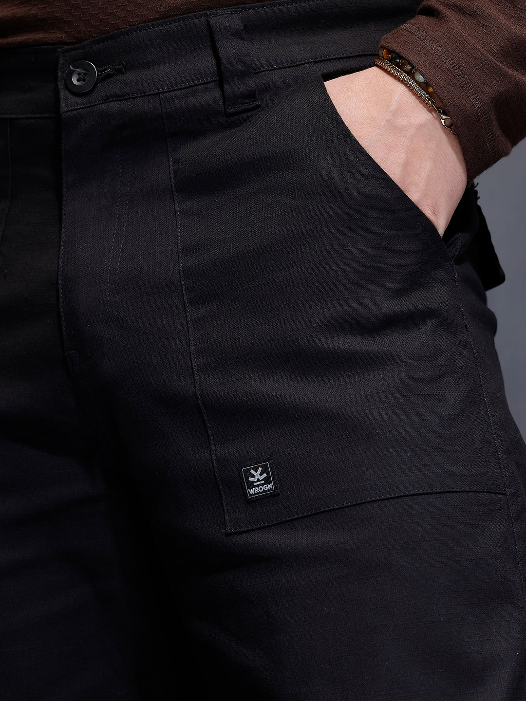 Casual Loose Fit Trouser | Black - Image 5