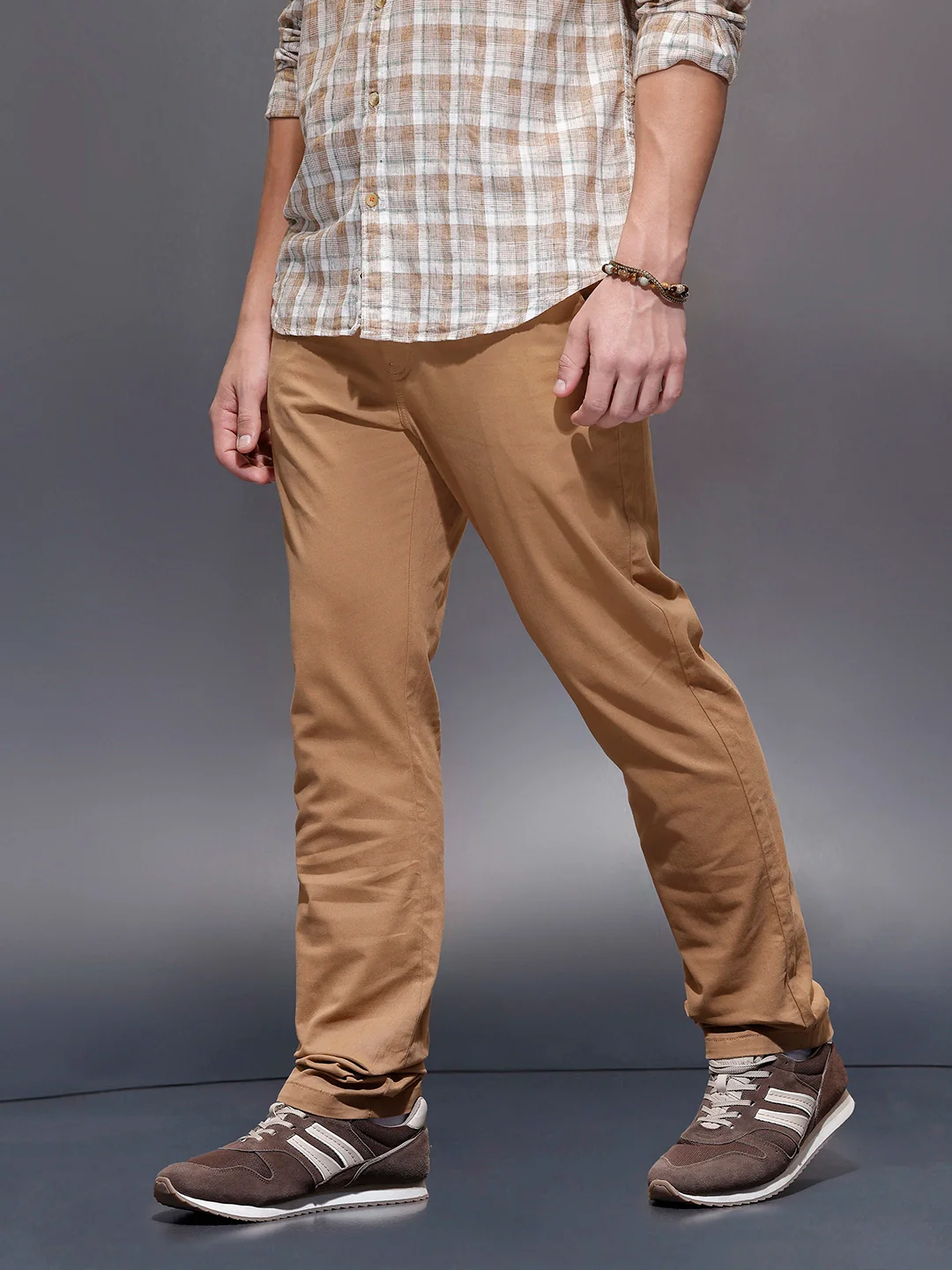 Casual Slim Fit Trouser | Brown