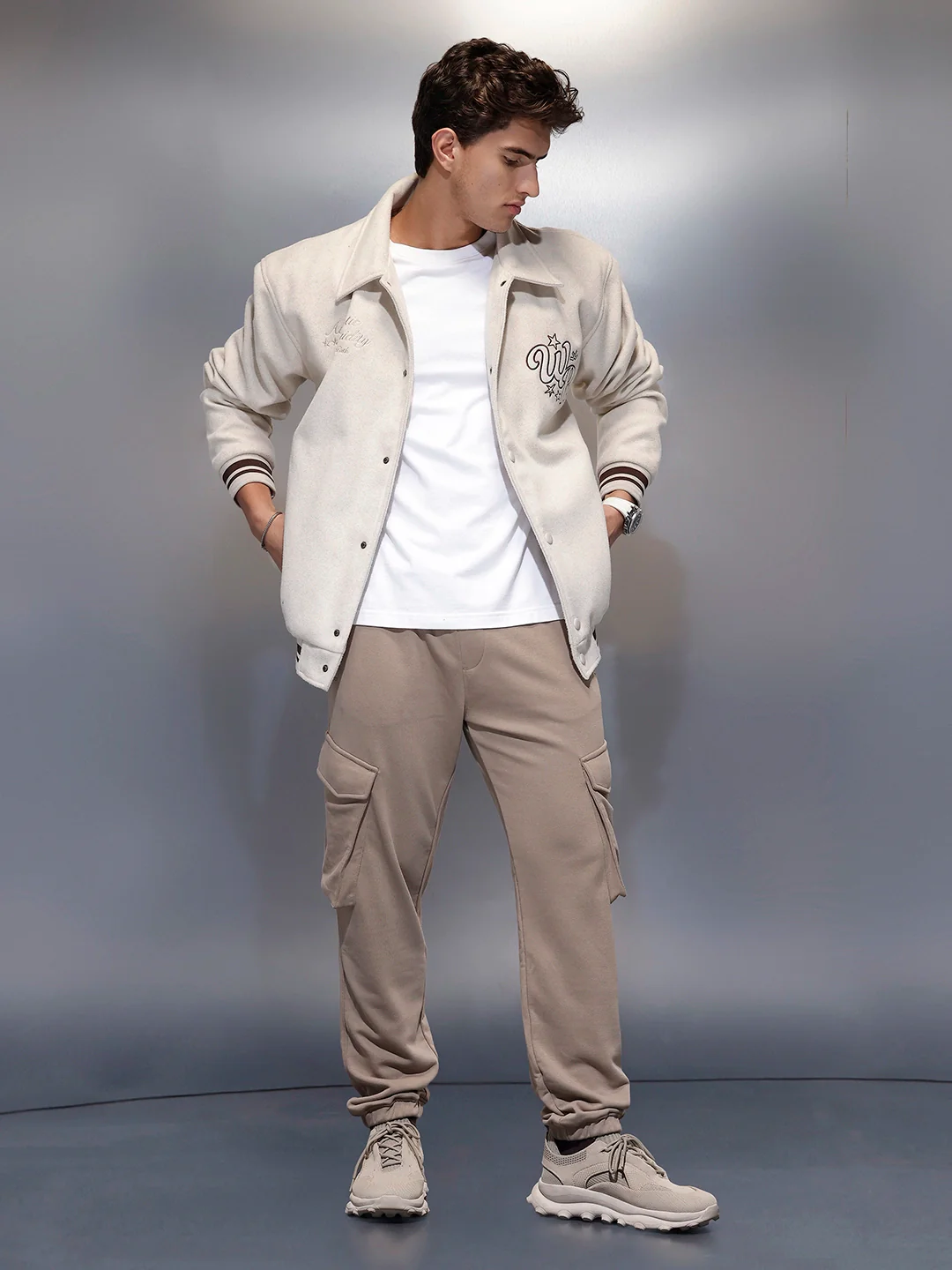 Casual Utility Pocket Joggers | Khaki - Image 2