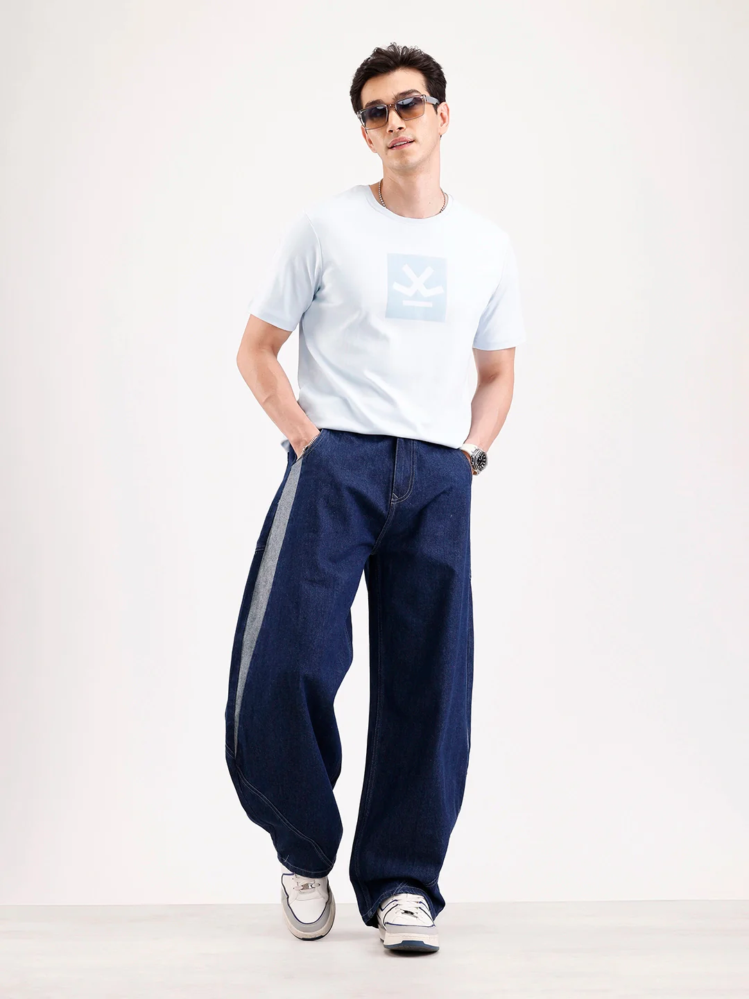 Classic Baloon Fit Jeans | Blue - Image 2