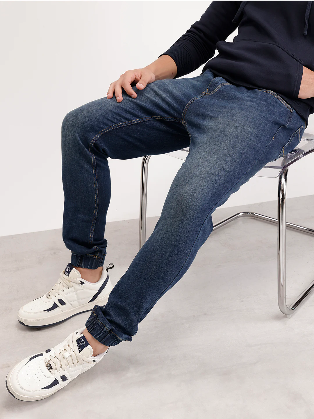 Classic Denim Jogger | Blue