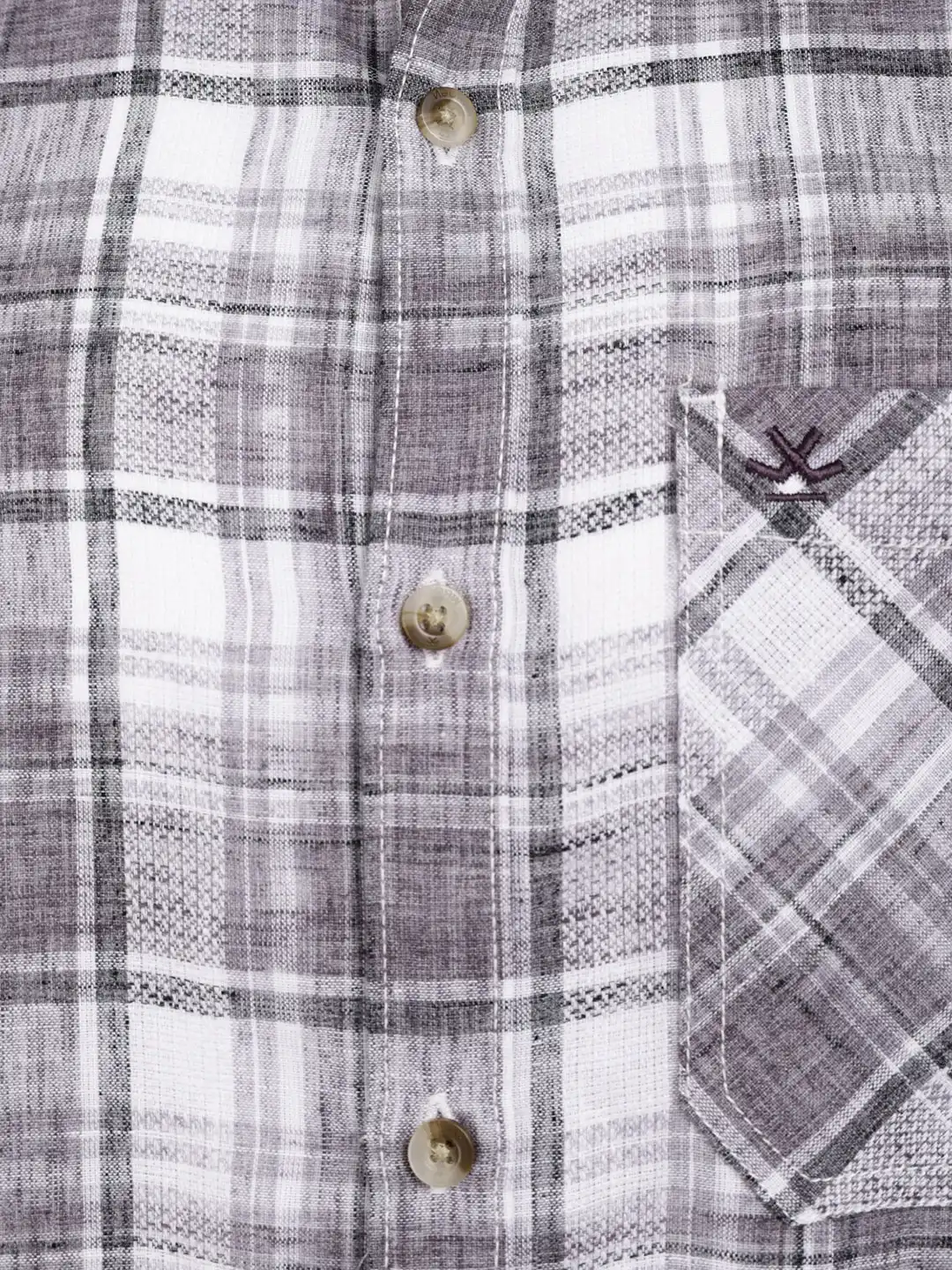 Classic Regular Fit Checkered Shirt | Purple - Image 5
