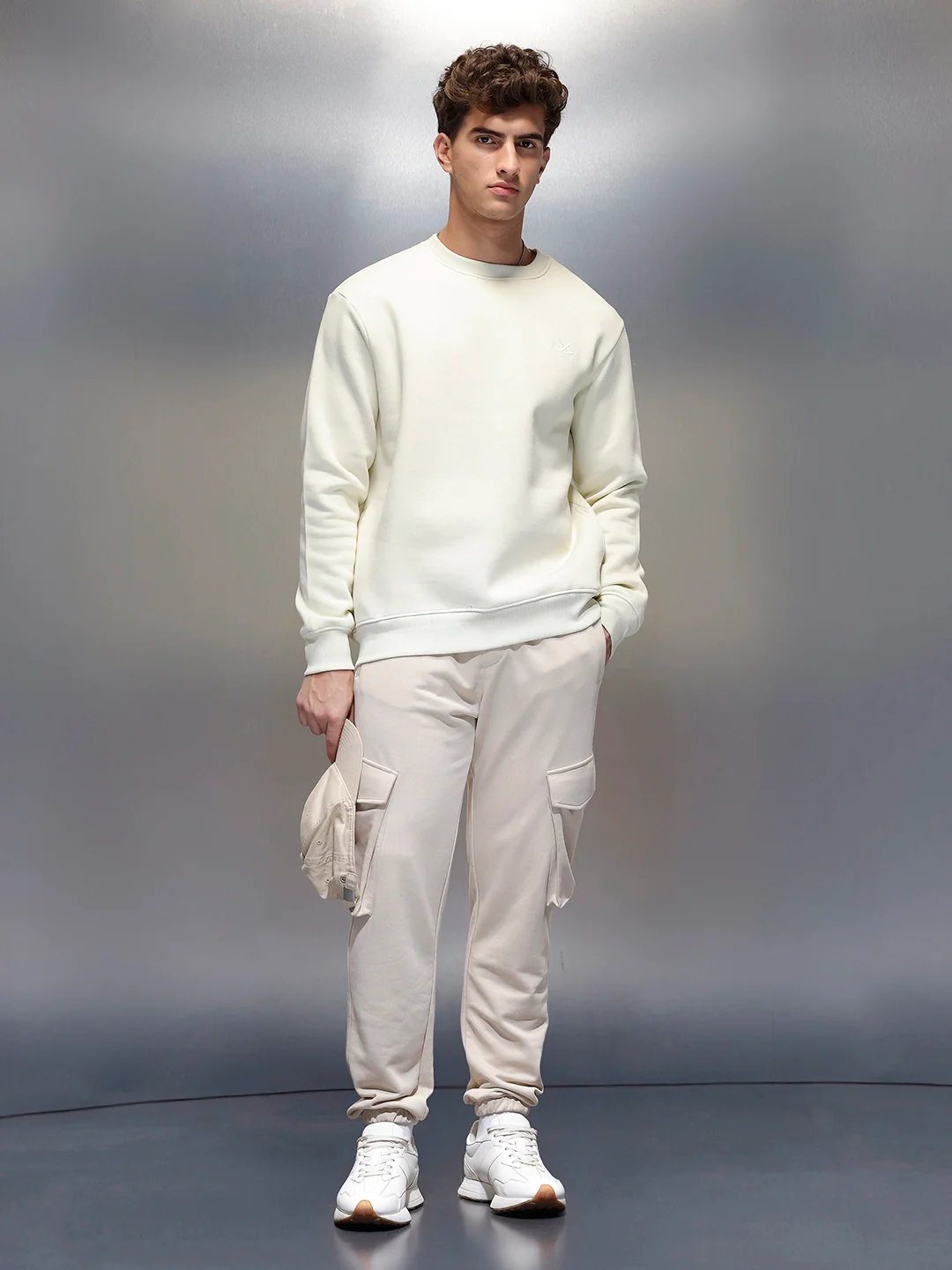 Classic Regular Fit Jogger | Beige - Image 2