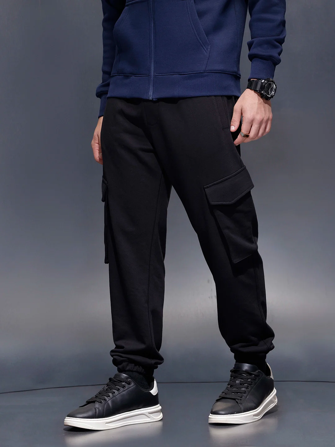 Classic Regular Fit Jogger | Black - Image 4