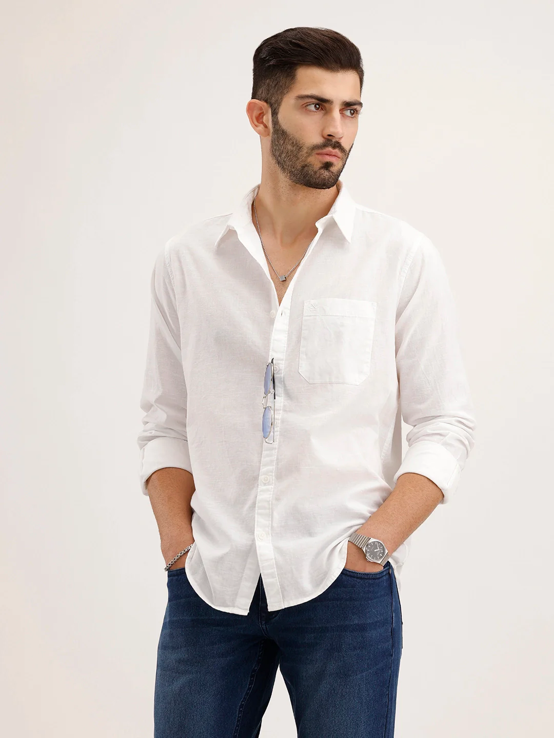 Classic Regular Fit Shirt | White