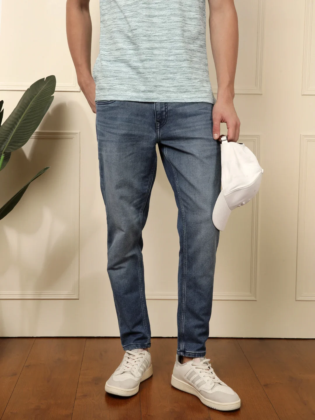 Classic Skinny Fit Jeans In Blue