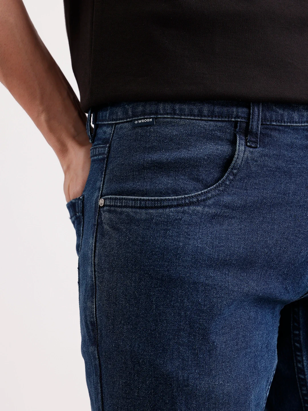 Classic Slim Fit Denim Jeans | Blue - Image 5