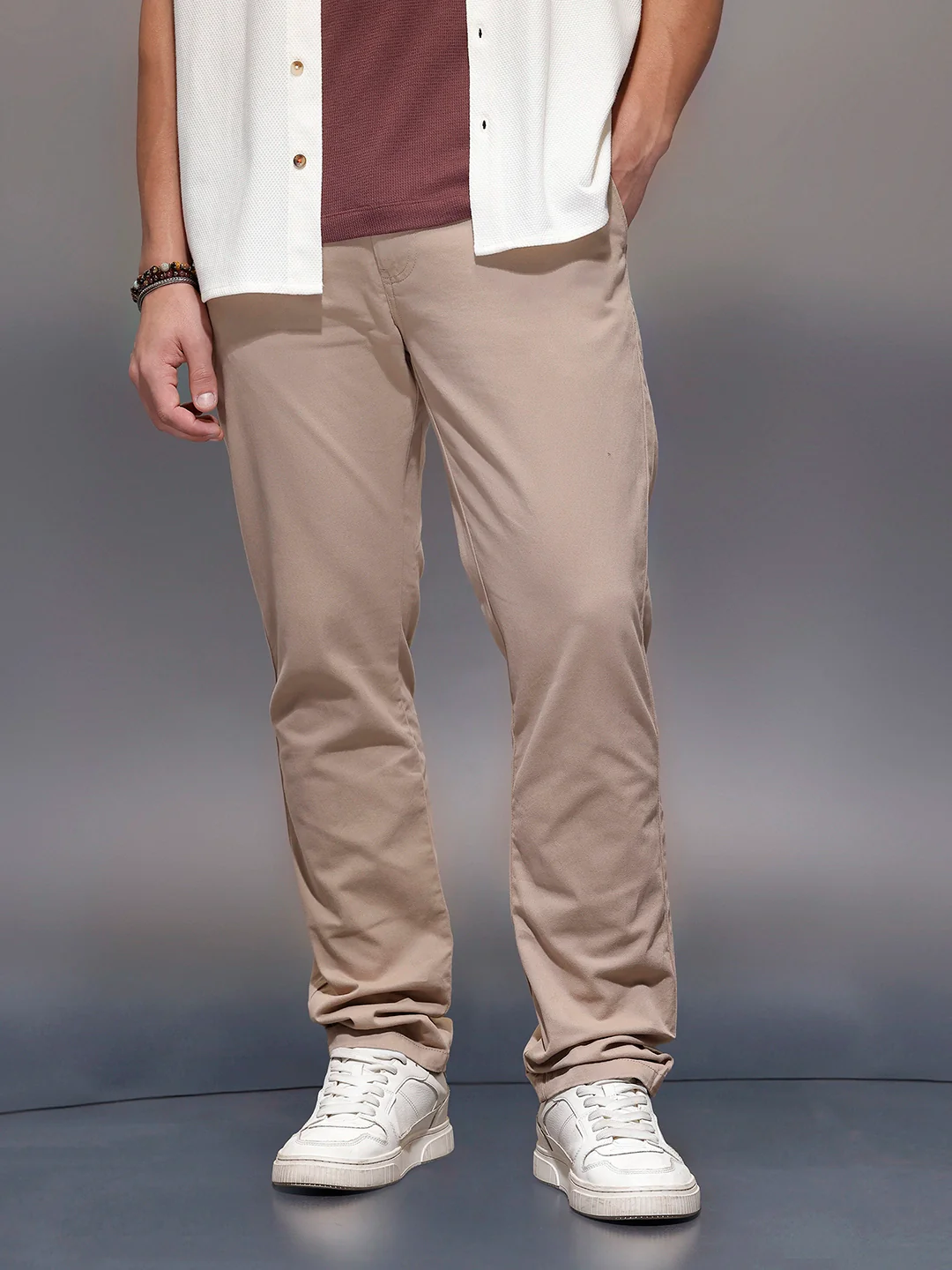 Classic Slim Fit Trouser | Brown