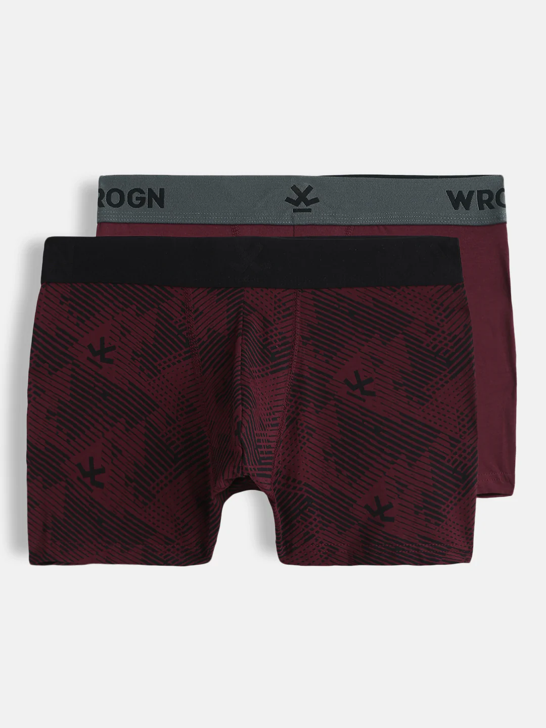 Daily Ease Solid & Print Pack of 2 Trunks