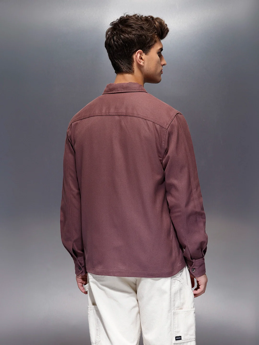 Double Pocket Oversized Jacket | Peach - Image 3