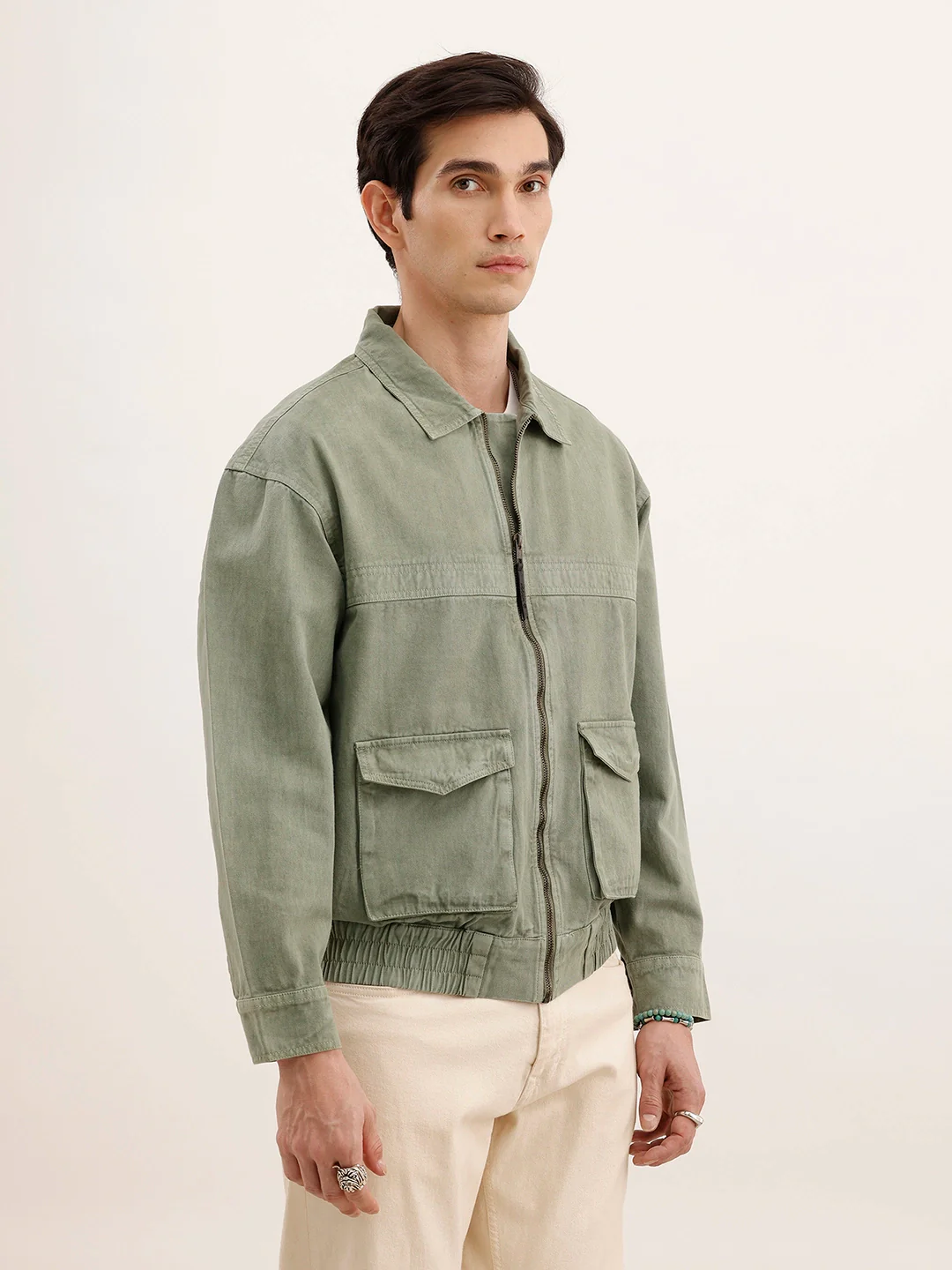 Dusty Olive Terrain Utility Jacket | Olive - Image 4