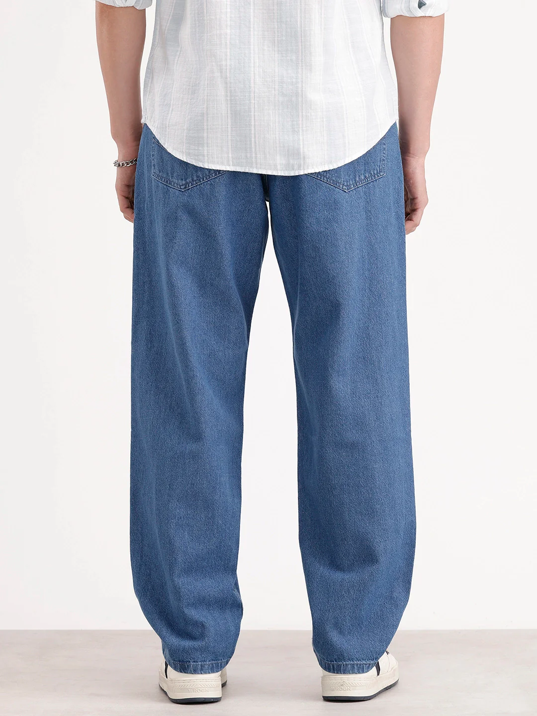 Loose Fit Denim Jeans | Blue - Image 3