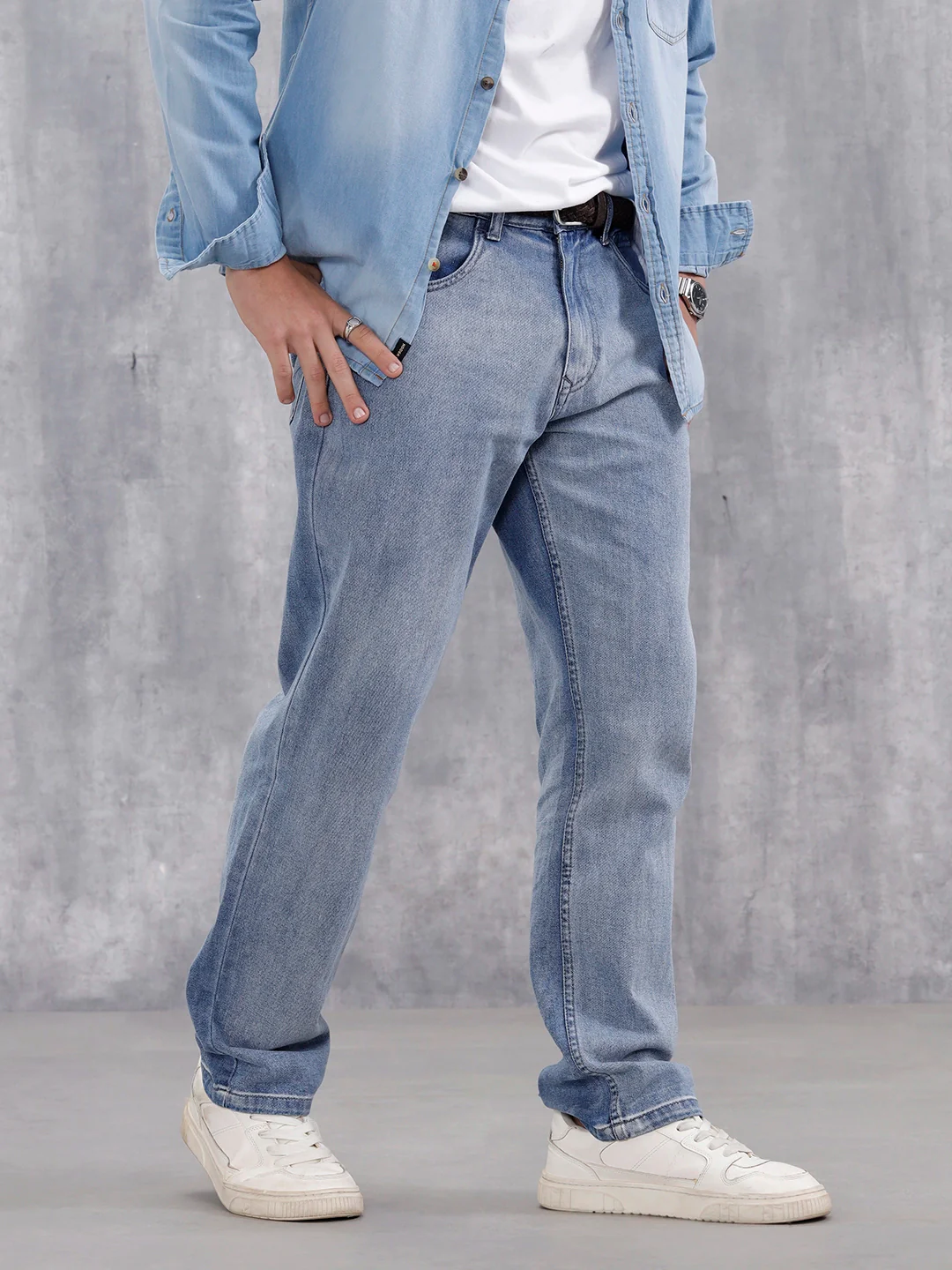 Men's Casual Anti Fit Jeans | Super Stone