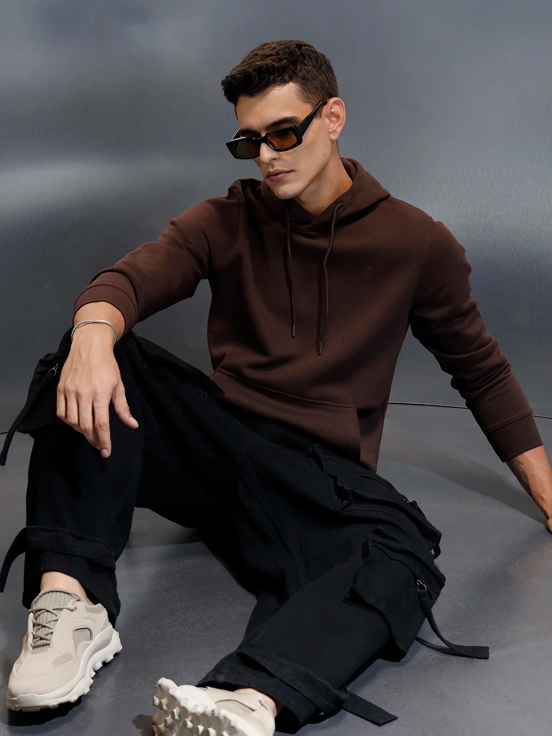 Men's Casual Slim Fit Hooded Sweatshirt | Green