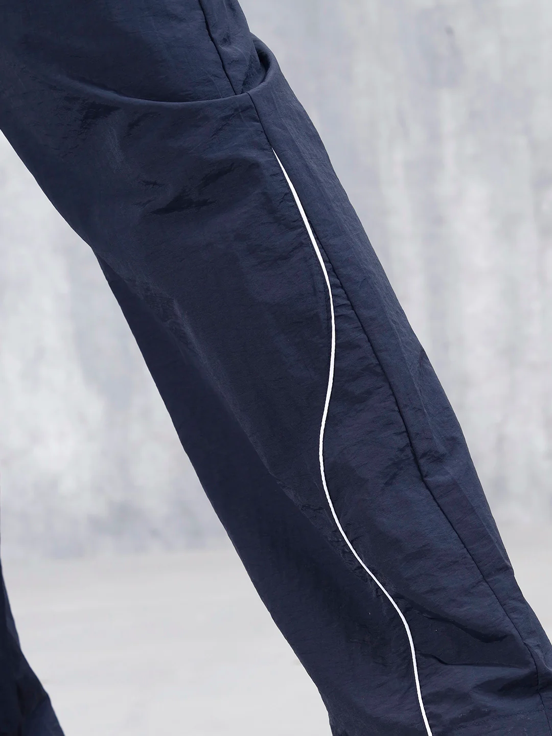 Men's Causal Oversized Fit Sport Look Jogger | Navy Blue - Image 5