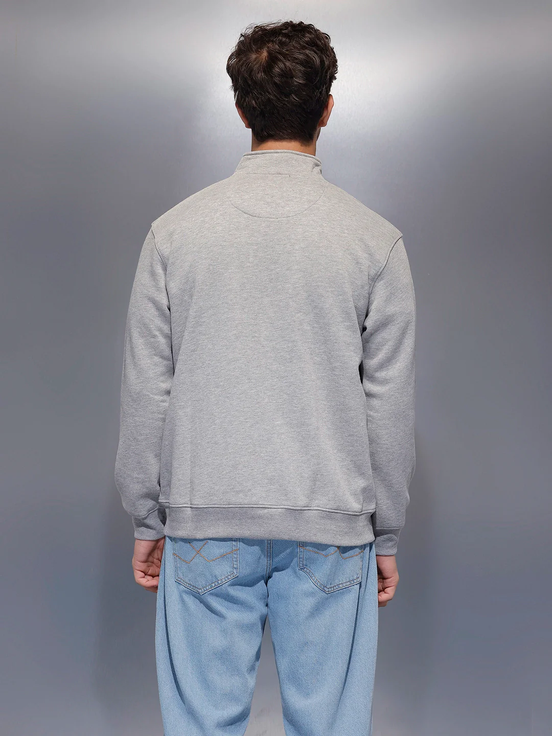 Men's Comfort Fit Sweatshirt | Grey - Image 3