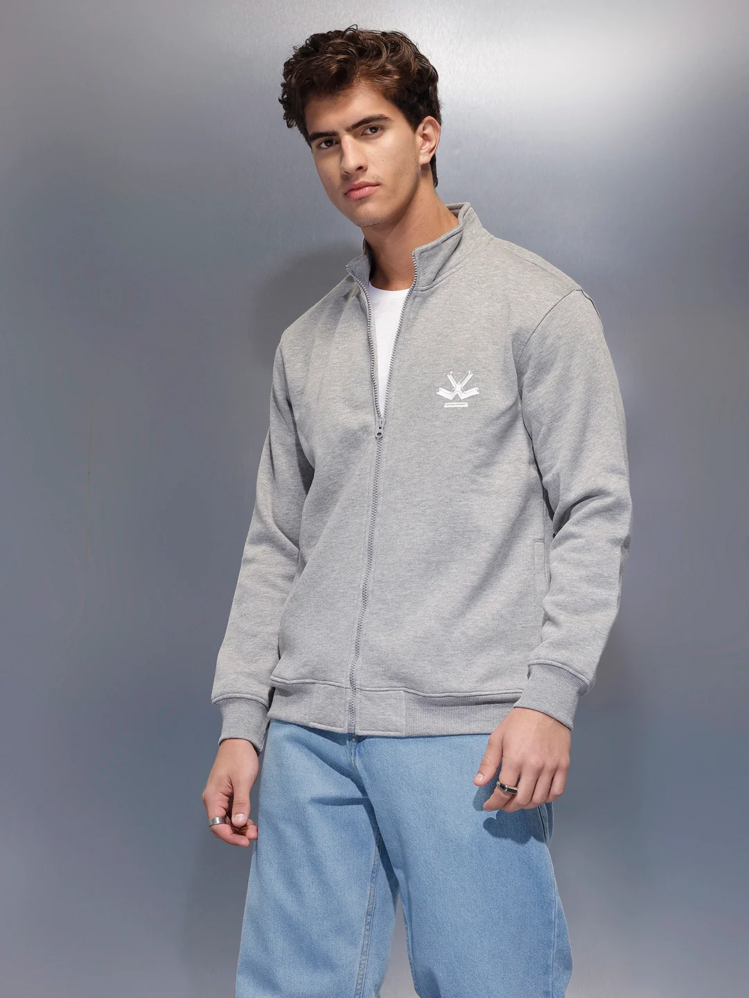 Men's Comfort Fit Sweatshirt | Grey - Image 4
