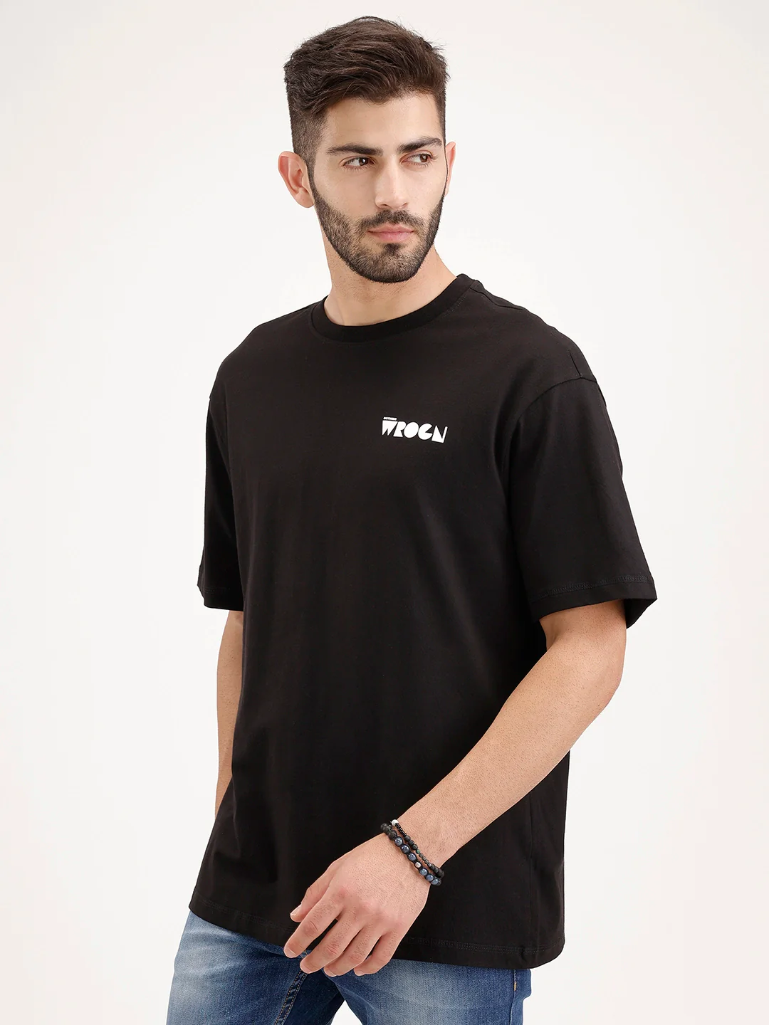 Oversized Backprinted T-Shirt | Black - Image 4