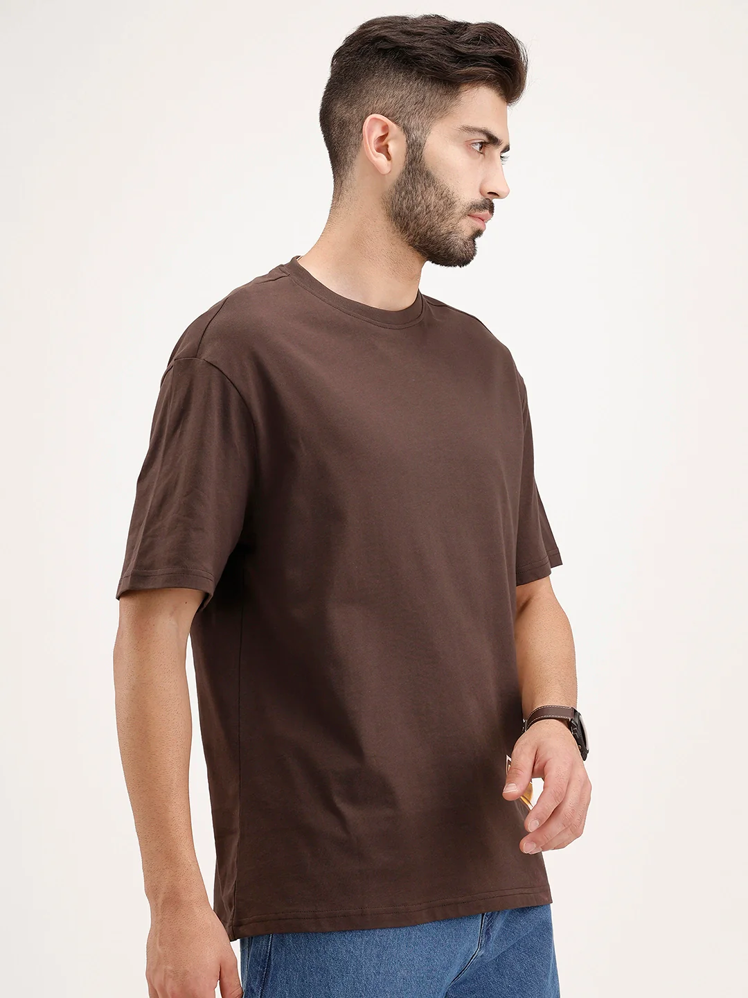 Oversized Fit T-Shirt | Brown - Image 4