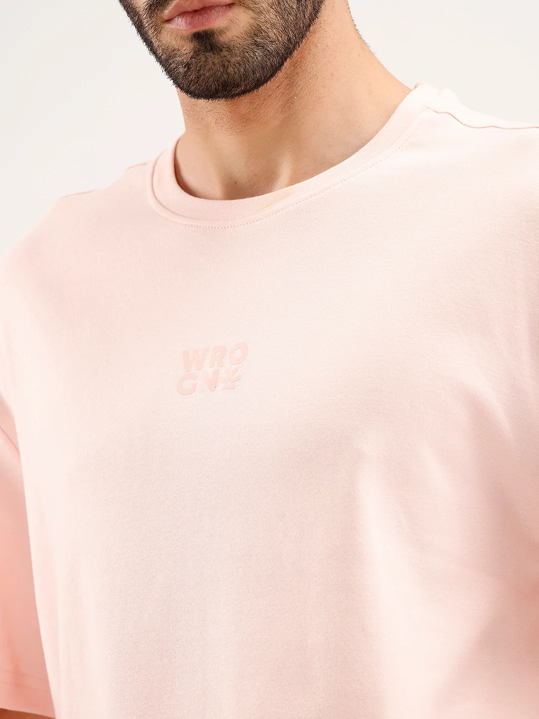 Oversized Print T-Shirt | Pink - Image 5