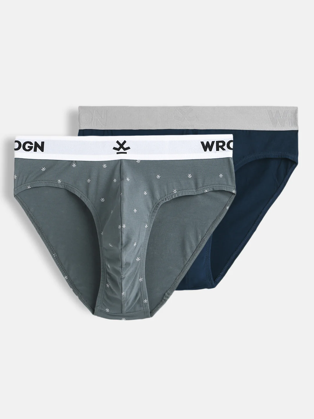 Daily Ease Solid & Print 2-Pack Briefs