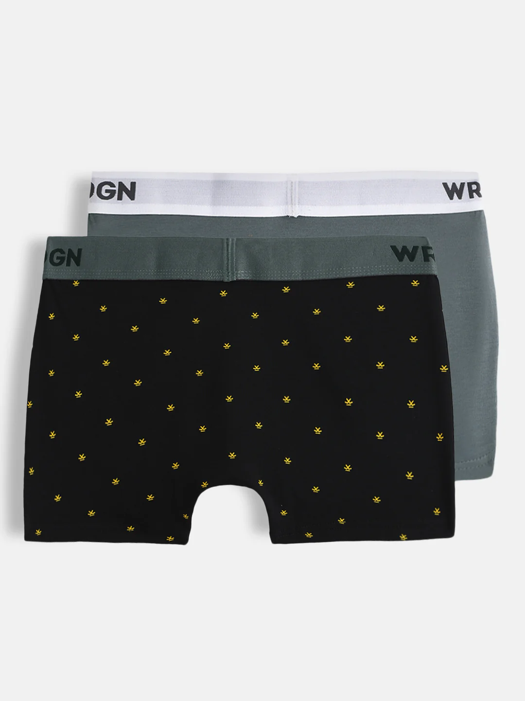 Soft Cotton Solid & Print 2-Pack Trunks - Image 2