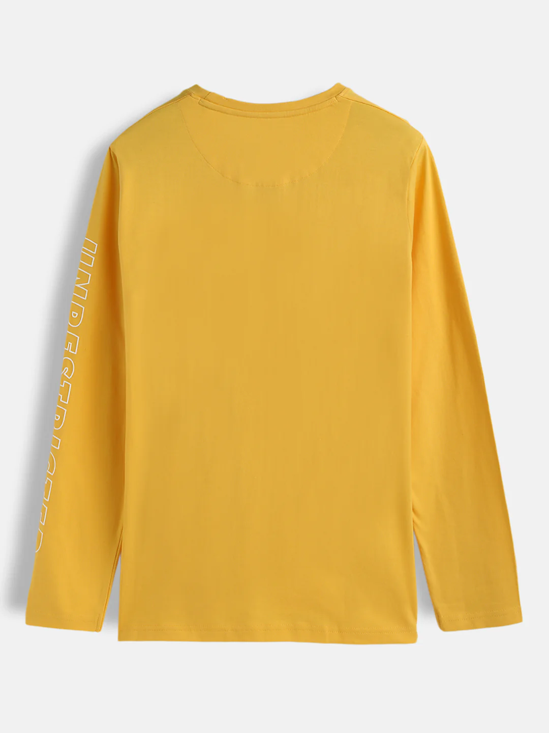 Placement Print Slim Fit T-Shirt I Yolk Yellow - Image 2