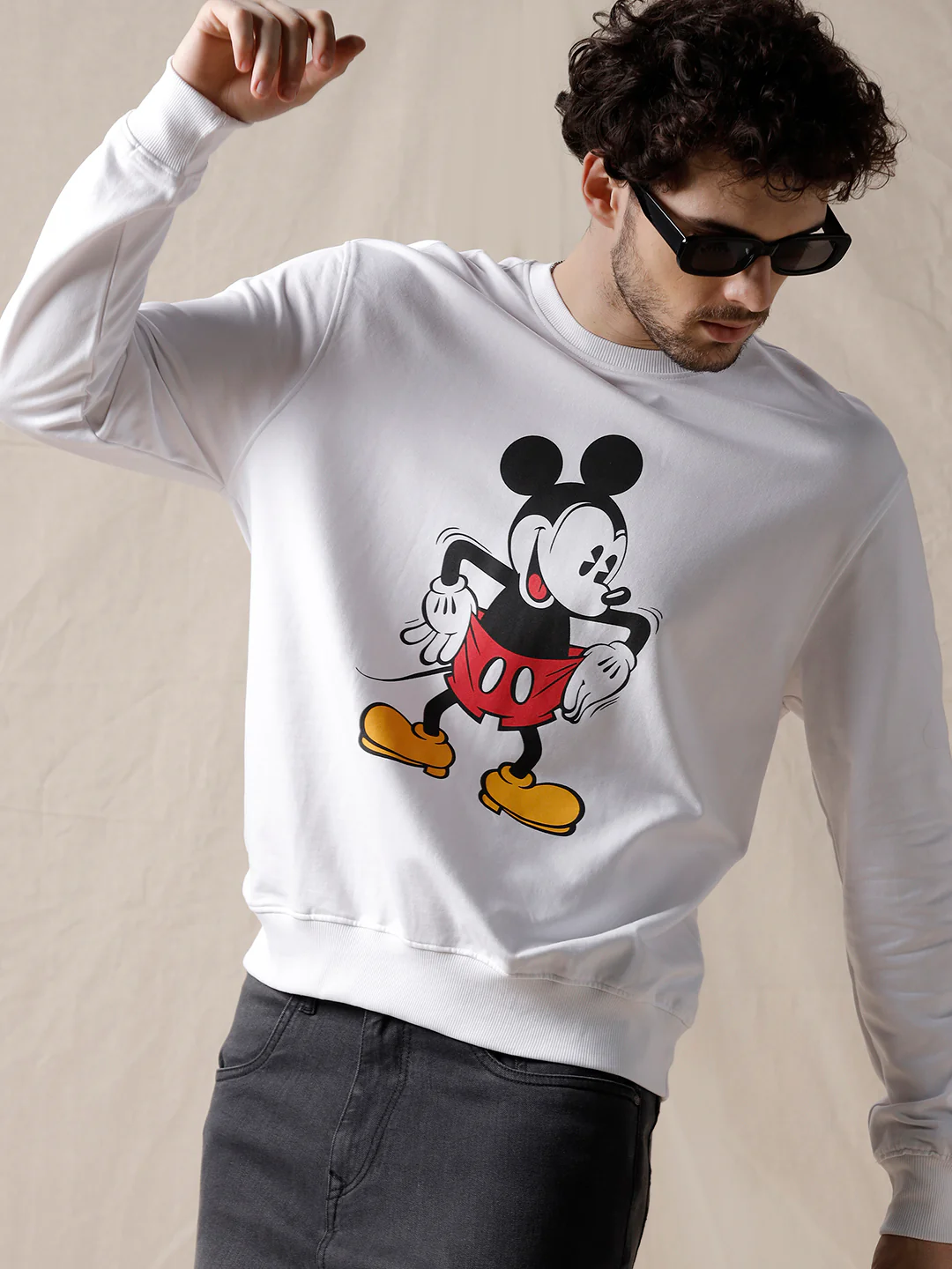 Printed Mickey Mouse Sweatshirt