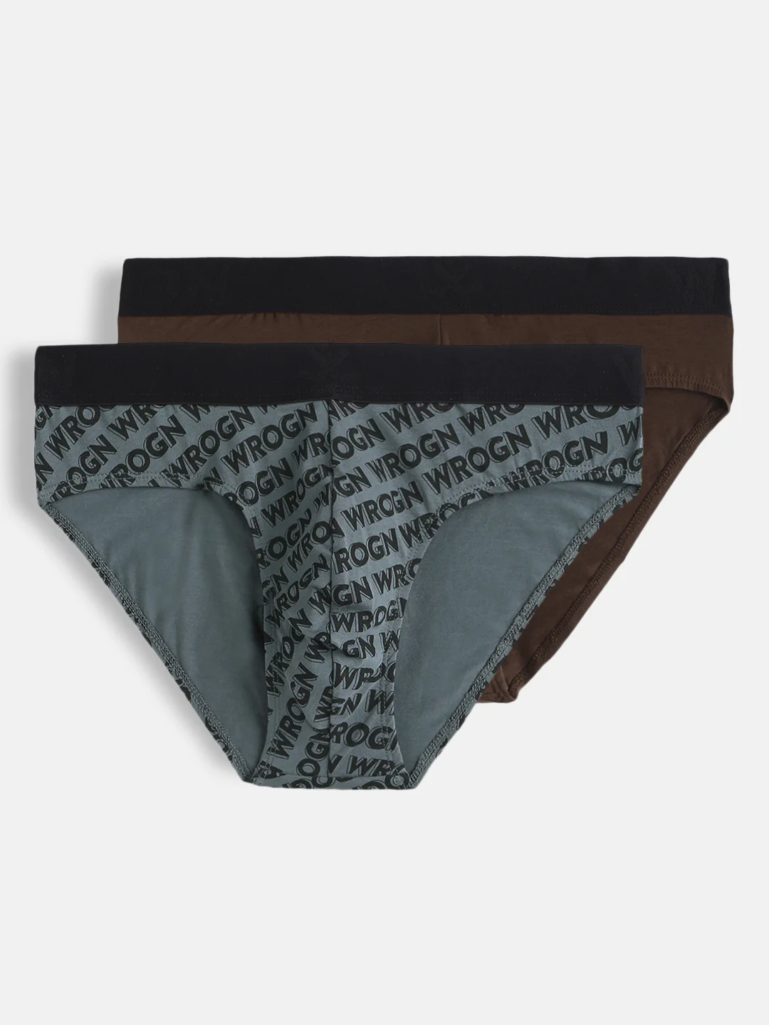 Pure Comfort Solid & Print Pack of 2 Briefs