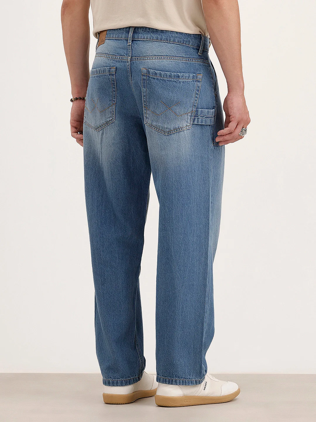 Light Fade Loose Fit Jeans | Blue - Image 3