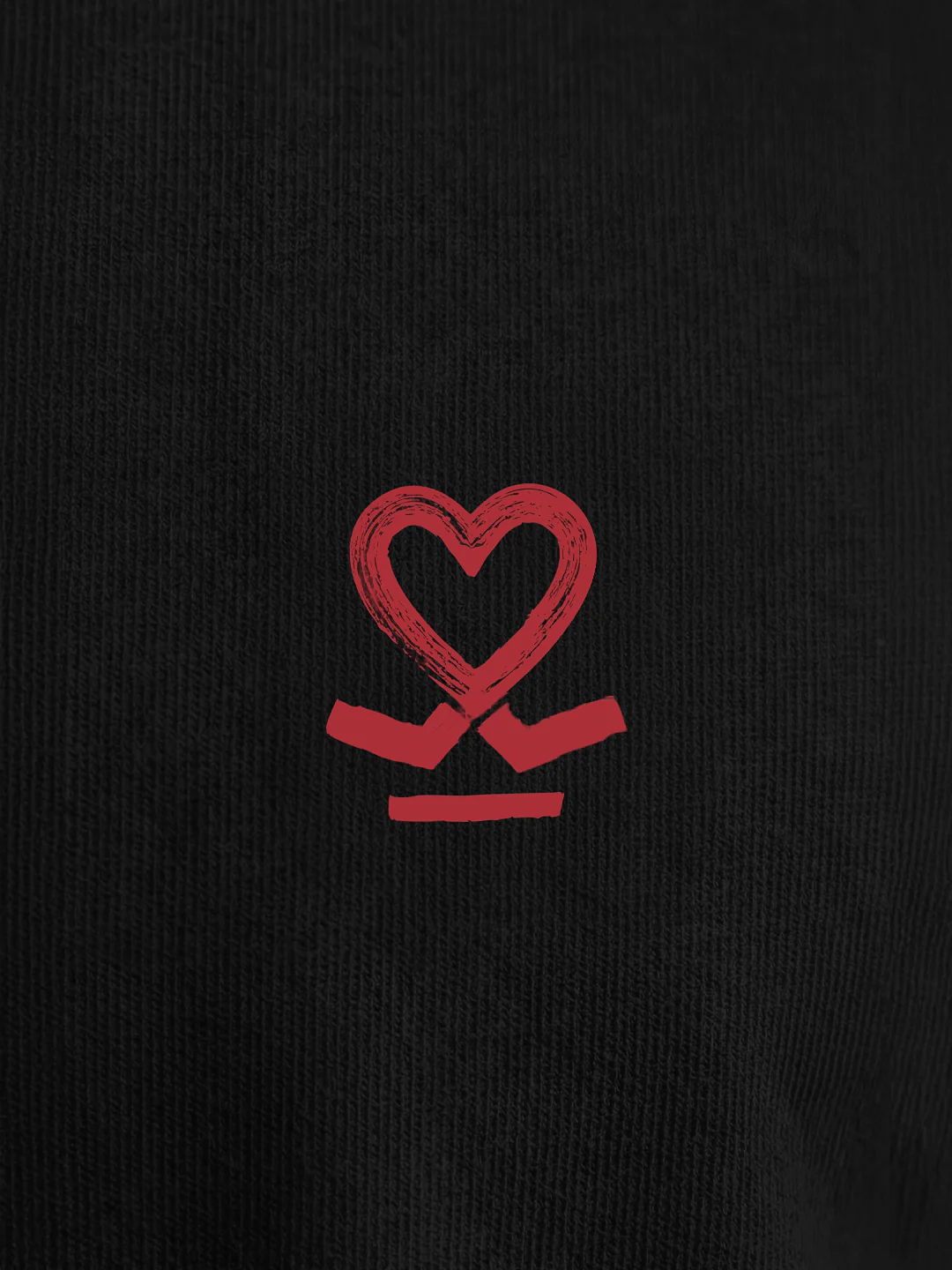 Slim Fit Placement Printed Tee | Black - Image 7