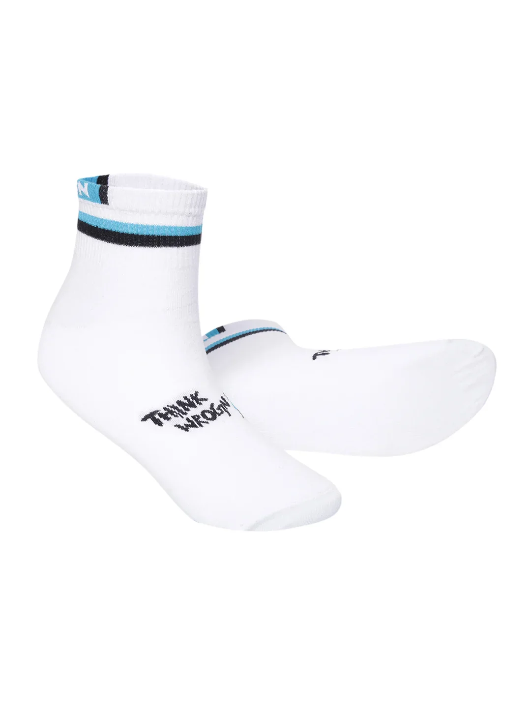 Snug Monster White & Grey Sneaker Socks Pack of 2 - Image 3
