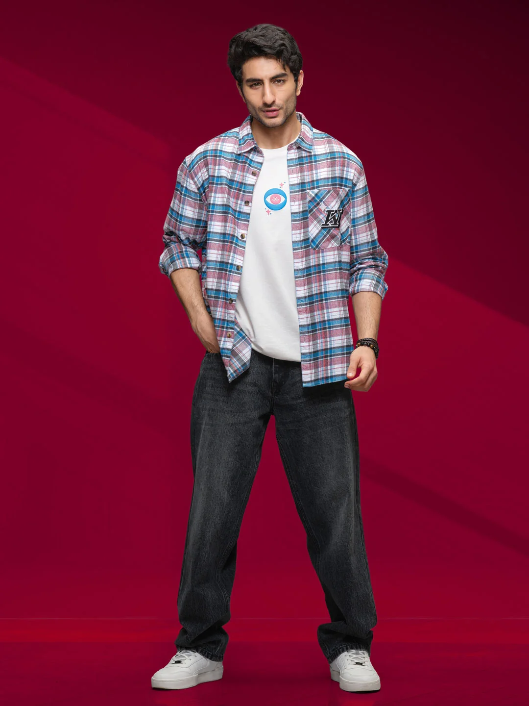 Casual Baggy Fit Jeans | Grey - Image 2