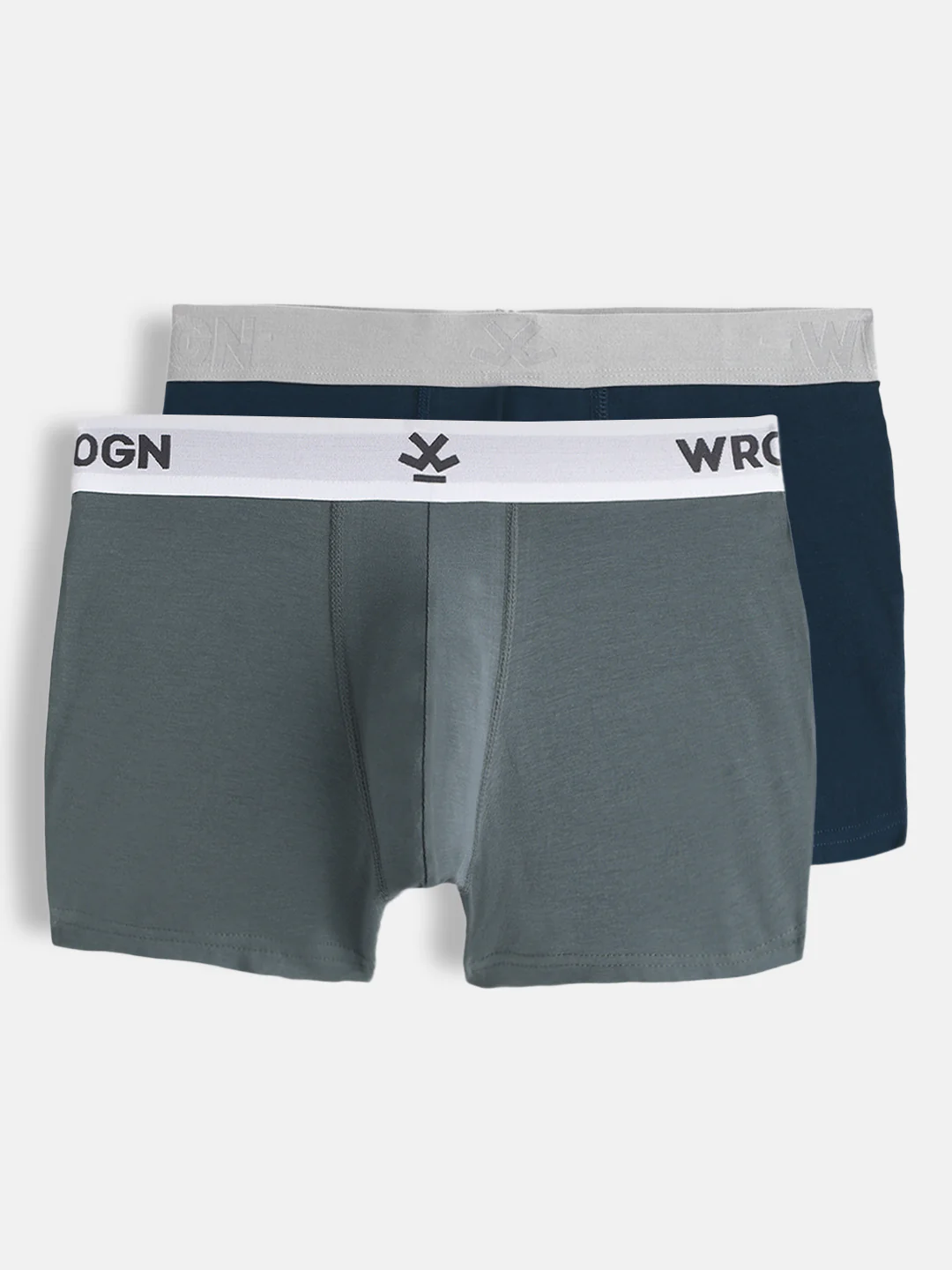 Solid Cotton 2-Pack Trunks
