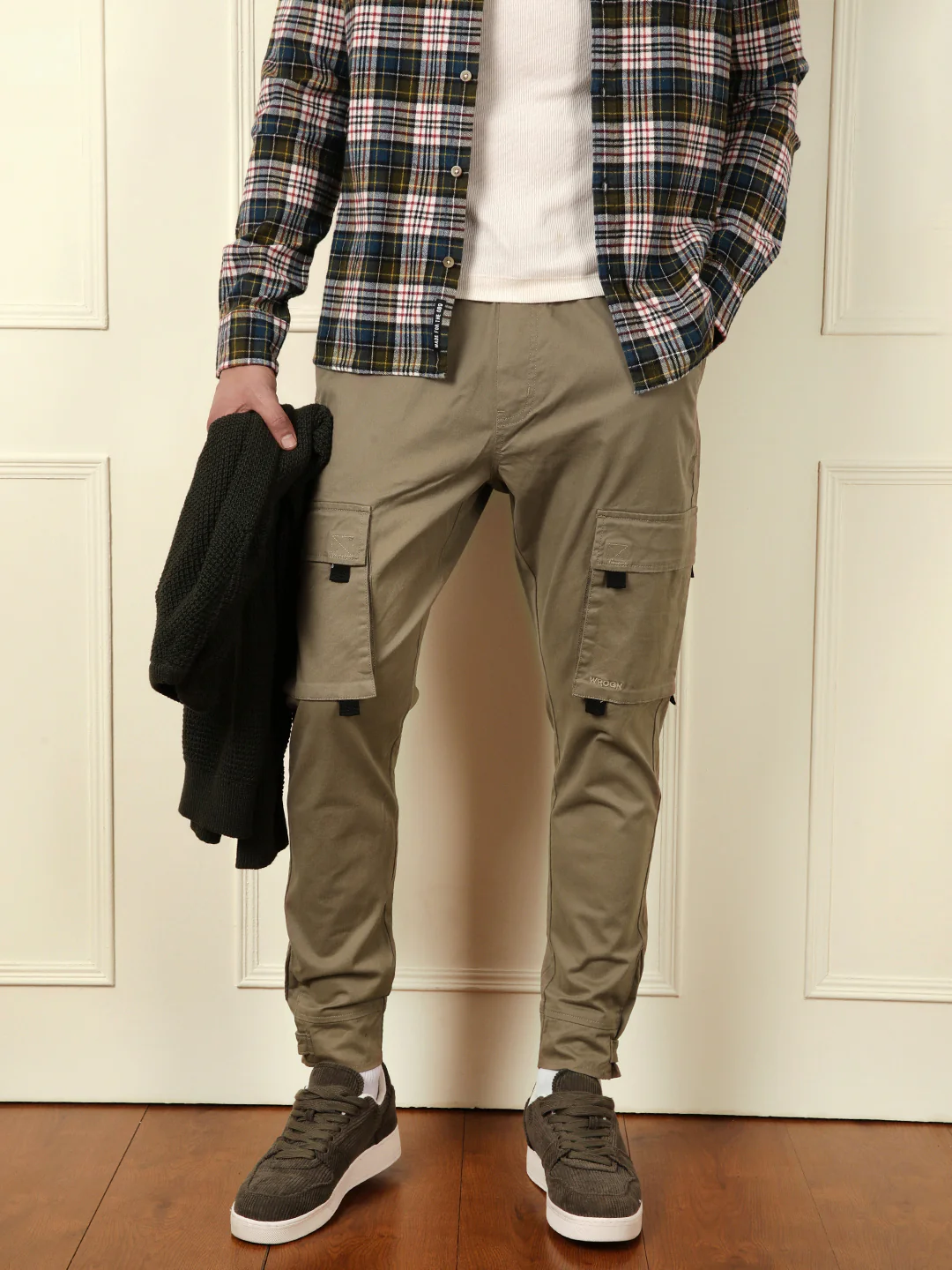 Solid Olive Classic Cargo Jogger