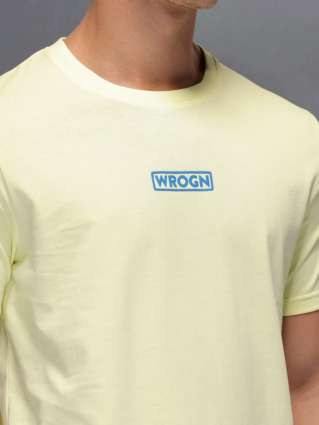 Solid Regular Fit T-Shirt | Light Green - Image 5