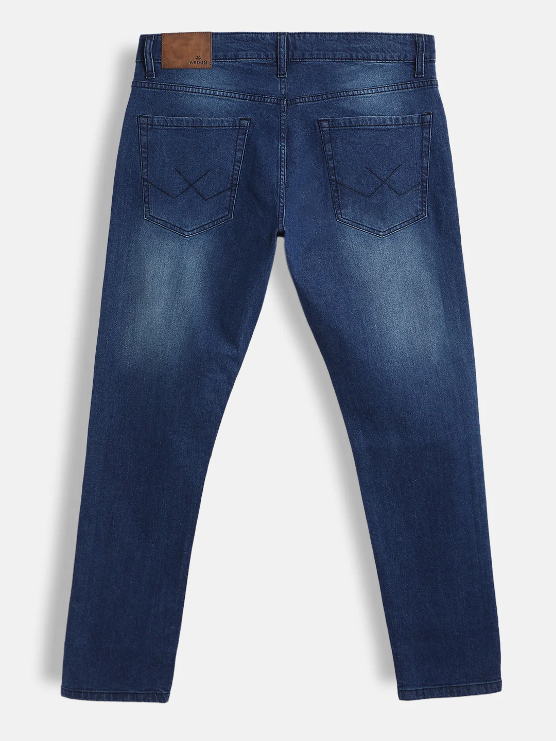 Vintage Fade Skinny Crop Jeans | Blue - Image 2