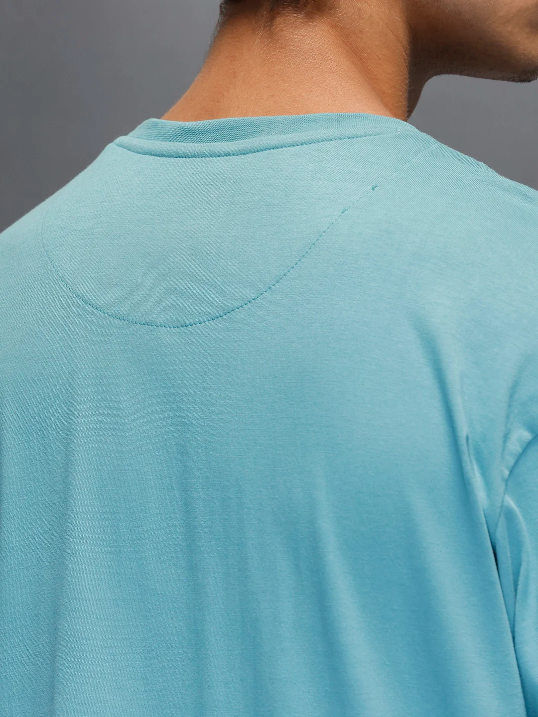 Wrogn Branded Oversized Casual Tee | Teal - Image 5