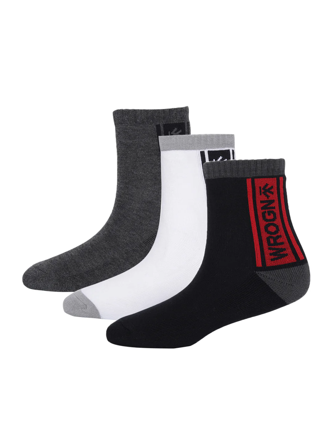 Wrogn Comfort Ankle Socks Pack of 3